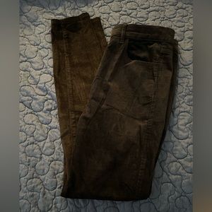 Black skinny high wasted corduroy pants . New without tags